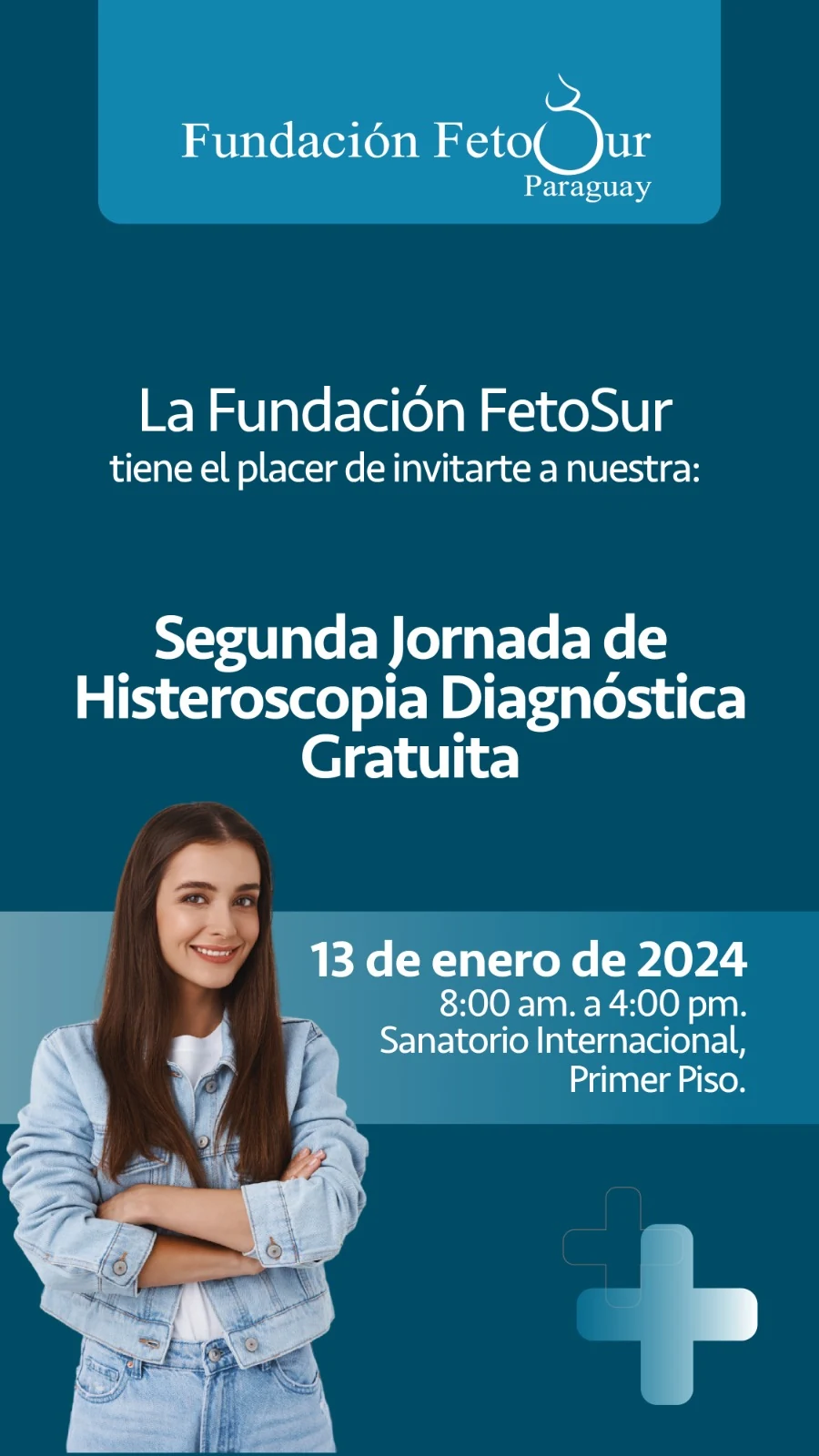 Invitación a la segunda jornada de histeroscopia diagnóstica del 13 de enero de 2024
